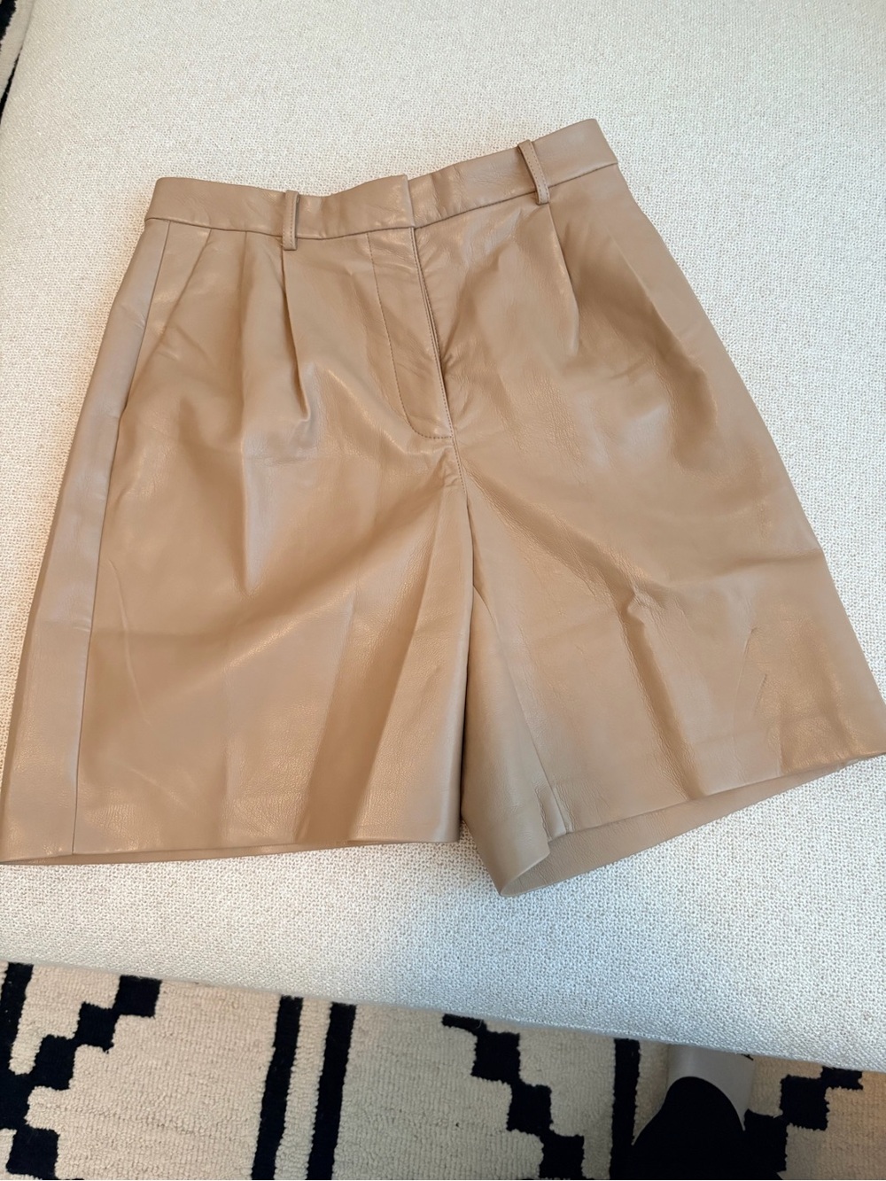 Long Leather Short